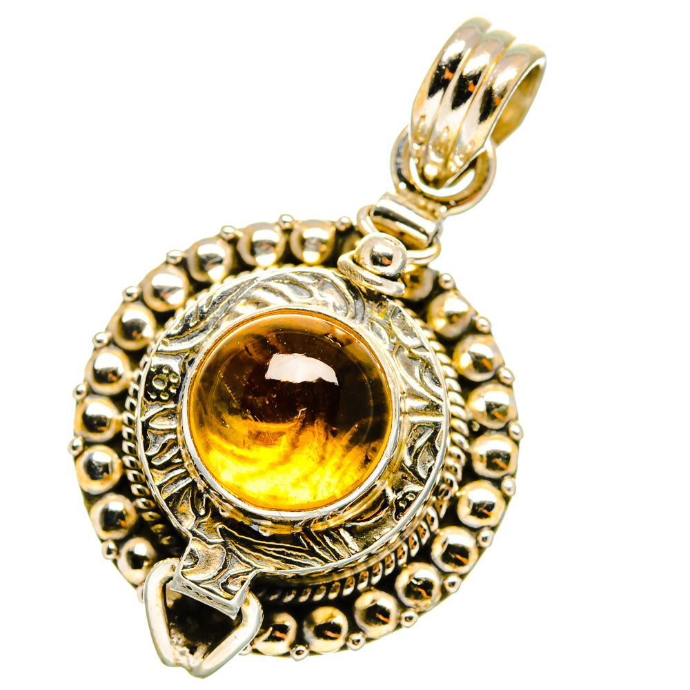 Citrine Pendants handcrafted by Ana Silver Co - PD14831