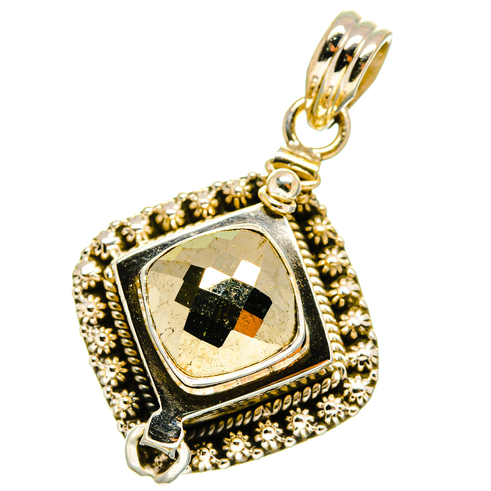 Pyrite Pendants handcrafted by Ana Silver Co - PD14837