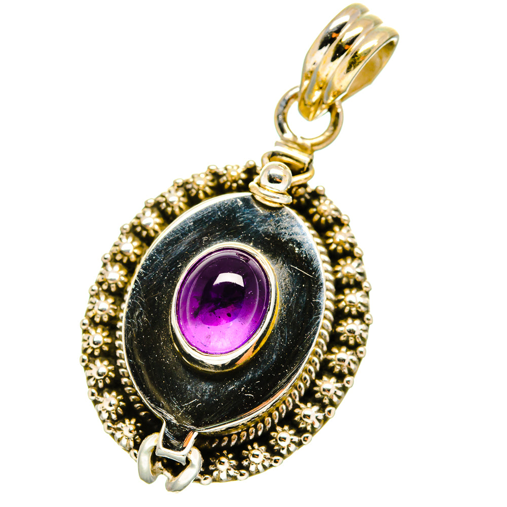 Amethyst Pendants handcrafted by Ana Silver Co - PD14841