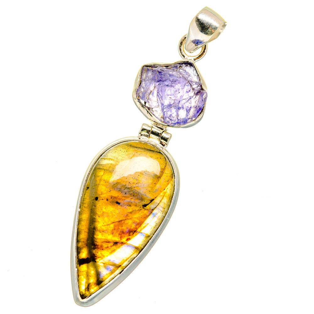 Labradorite Pendants handcrafted by Ana Silver Co - PD14849