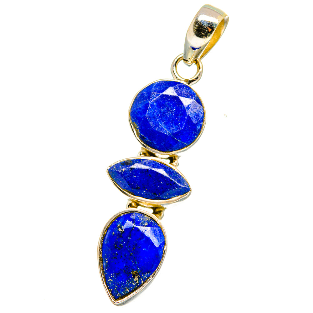 Lapis Lazuli Pendants handcrafted by Ana Silver Co - PD14851