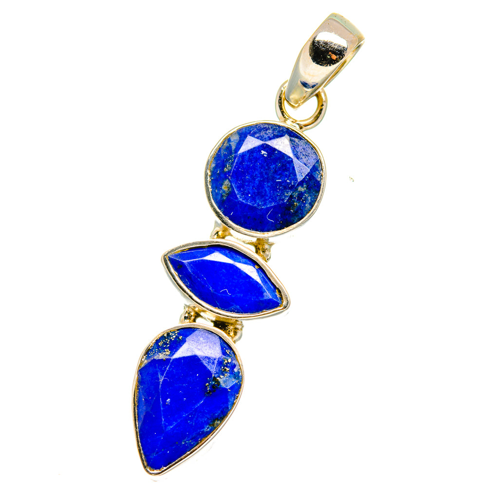 Lapis Lazuli Pendants handcrafted by Ana Silver Co - PD14854