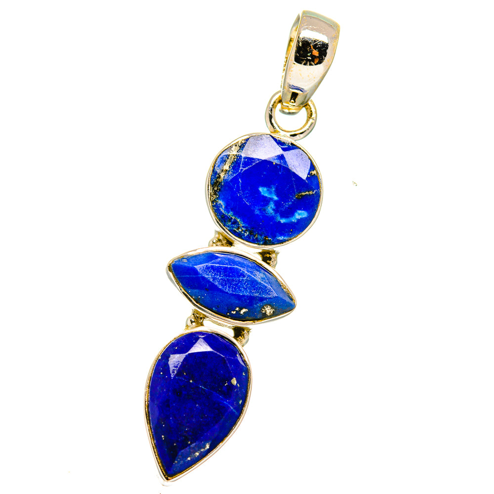 Lapis Lazuli Pendants handcrafted by Ana Silver Co - PD14856