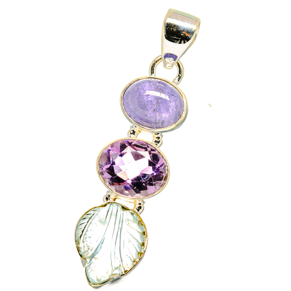 Aquamarine Pendants handcrafted by Ana Silver Co - PD14861