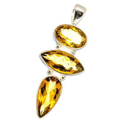 Mandarin Citrine Pendants handcrafted by Ana Silver Co - PD14871