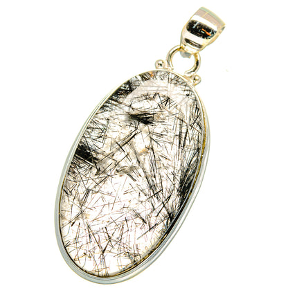 Tourmalinated Quartz Pendants handcrafted by Ana Silver Co - PD14886