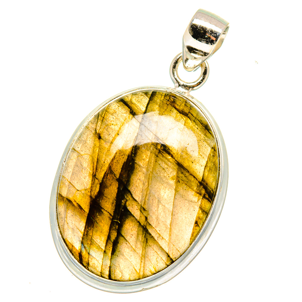 Labradorite Pendants handcrafted by Ana Silver Co - PD14890 - Photo 2