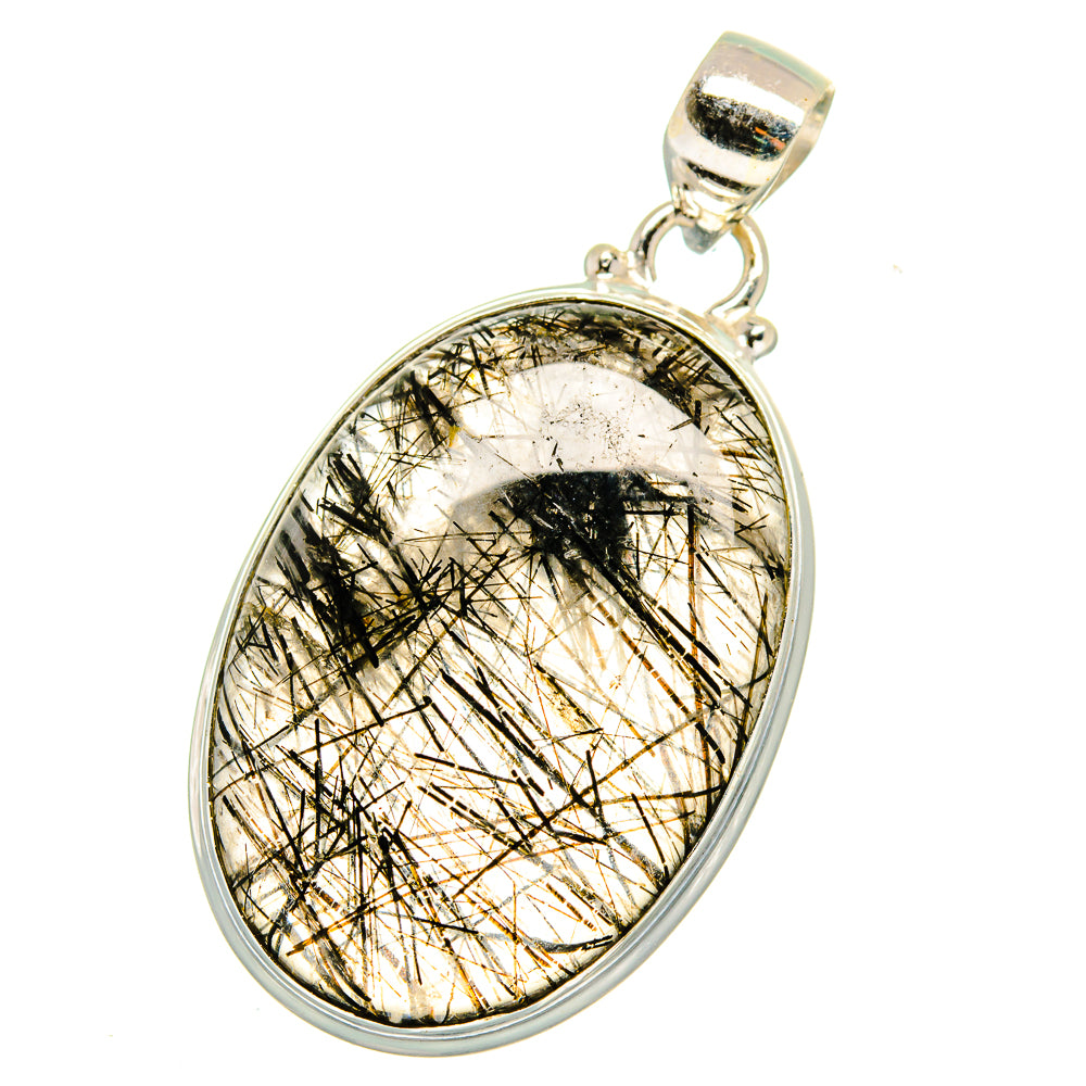 Tourmalinated Quartz Pendants handcrafted by Ana Silver Co - PD14892