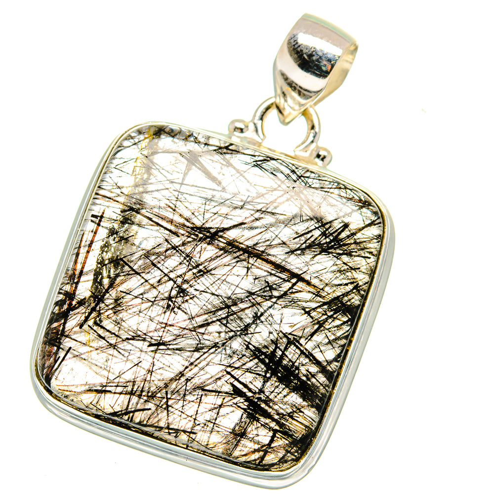 Tourmalinated Quartz Pendants handcrafted by Ana Silver Co - PD14900