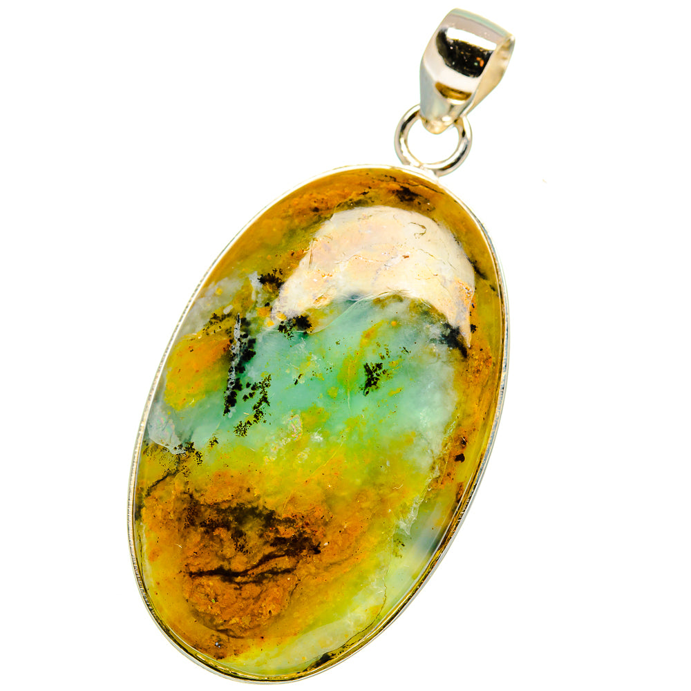 Peruvian Opal Pendants handcrafted by Ana Silver Co - PD14915