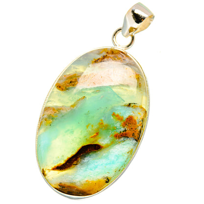 Peruvian Opal Pendants handcrafted by Ana Silver Co - PD14917