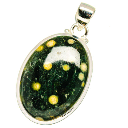 Ocean Jasper Pendants handcrafted by Ana Silver Co - PD14918