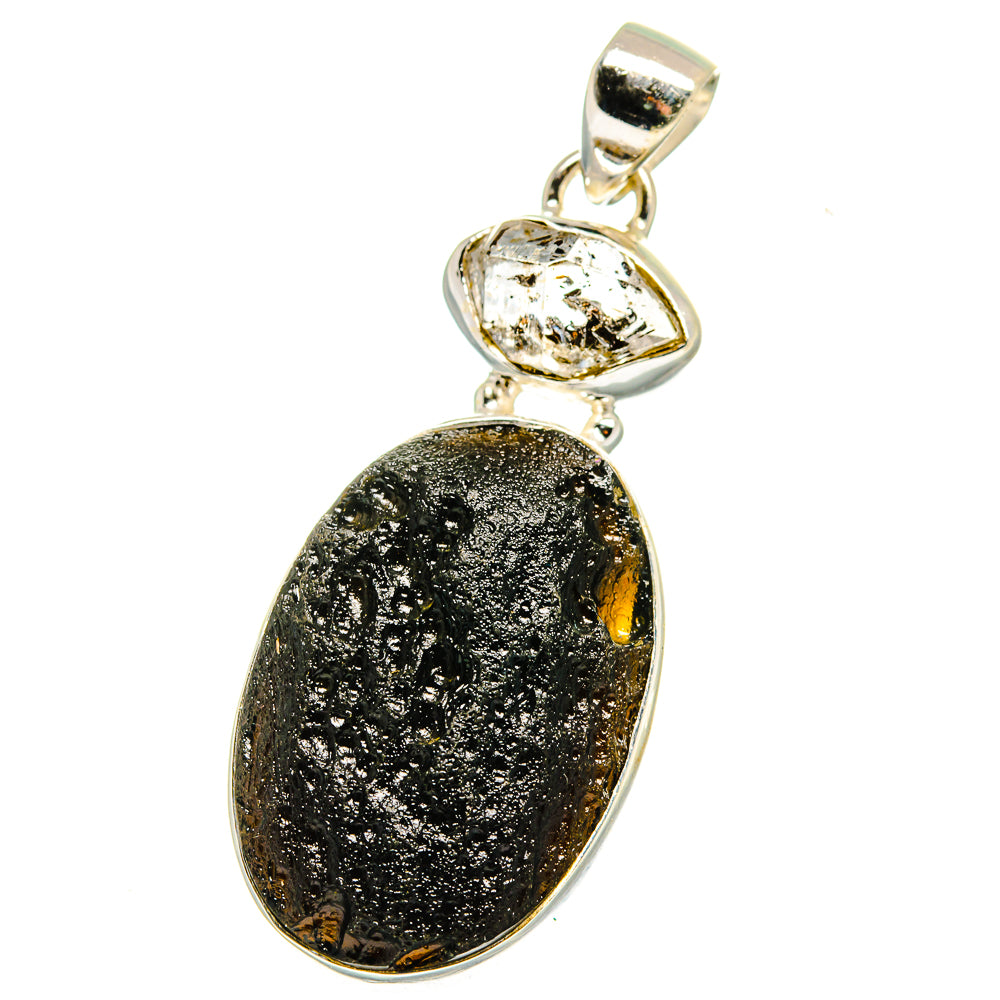 Tektite Pendants handcrafted by Ana Silver Co - PD14924