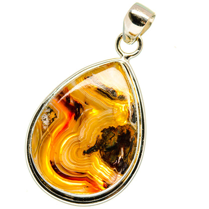 Crazy Lace Agate Pendants handcrafted by Ana Silver Co - PD14928