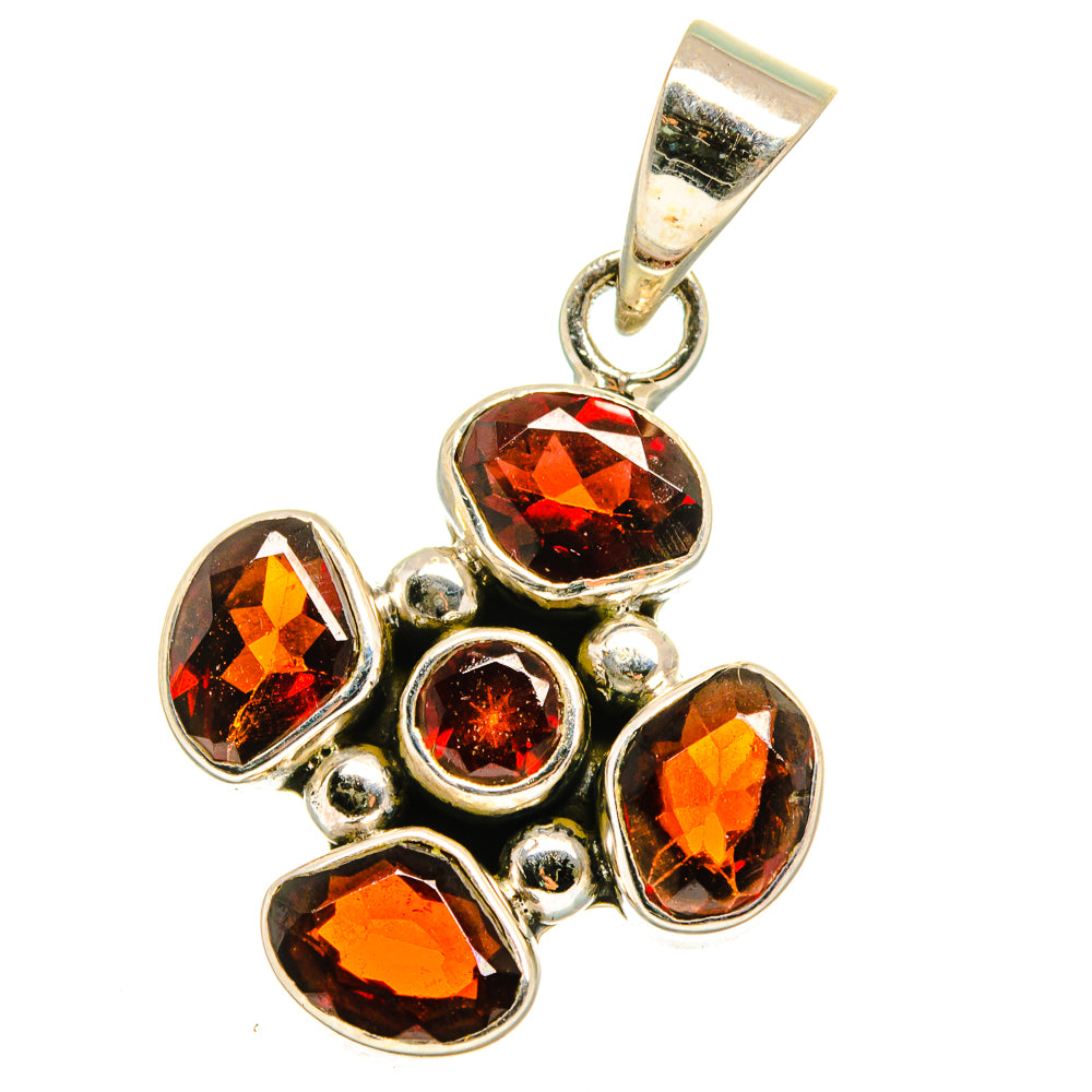 Garnet Pendants handcrafted by Ana Silver Co - PD14937