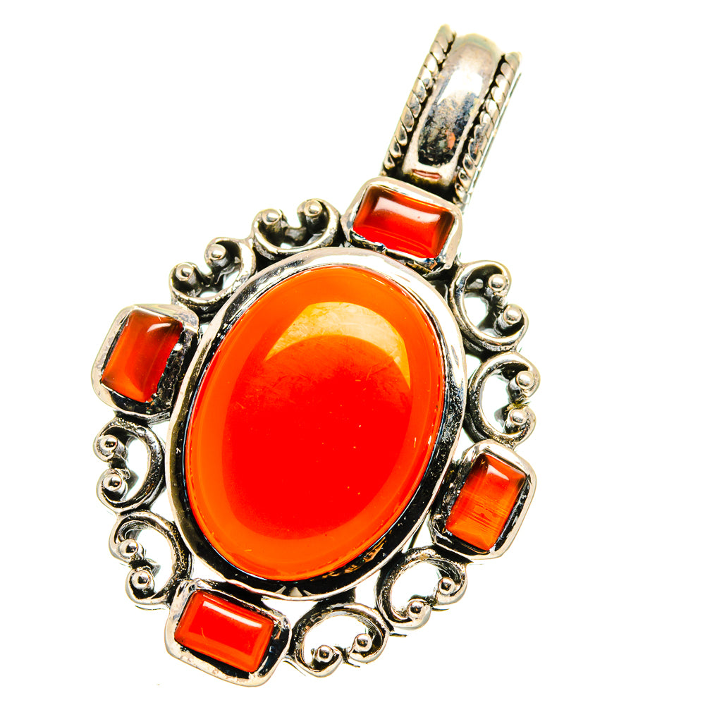 Carnelian Pendants handcrafted by Ana Silver Co - PD14938