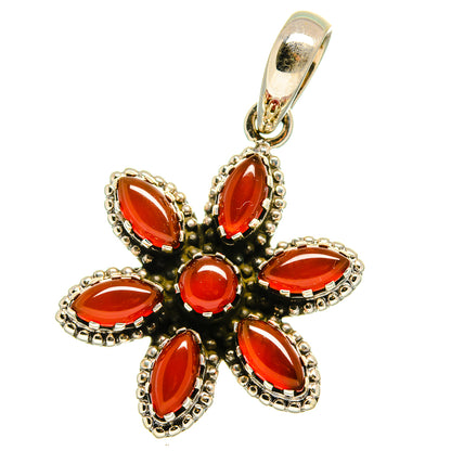 Carnelian Pendants handcrafted by Ana Silver Co - PD14939