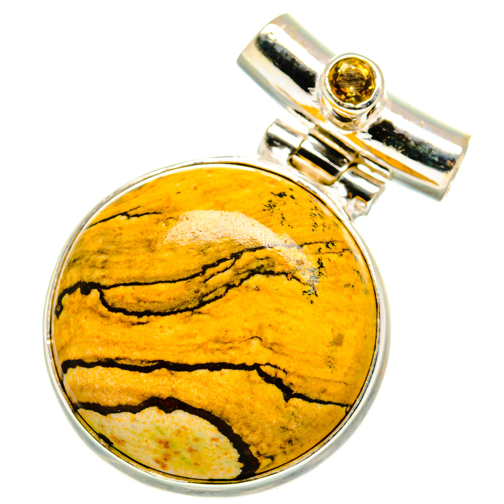 Picture Jasper Pendants handcrafted by Ana Silver Co - PD14952