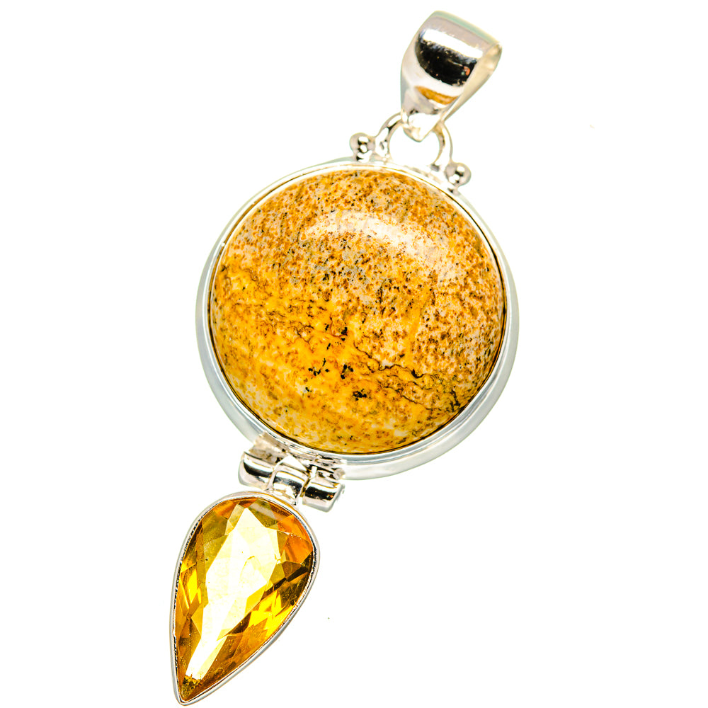 Picture Jasper Pendants handcrafted by Ana Silver Co - PD14956