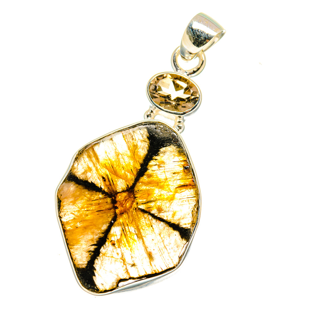 Chiastolite Pendants handcrafted by Ana Silver Co - PD14957