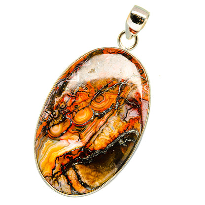 Crazy Lace Agate Pendants handcrafted by Ana Silver Co - PD14963