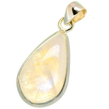 Rainbow Moonstone Pendants handcrafted by Ana Silver Co - PD14968