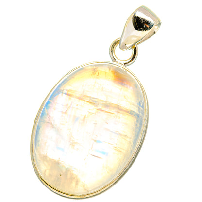 Rainbow Moonstone Pendants handcrafted by Ana Silver Co - PD14978