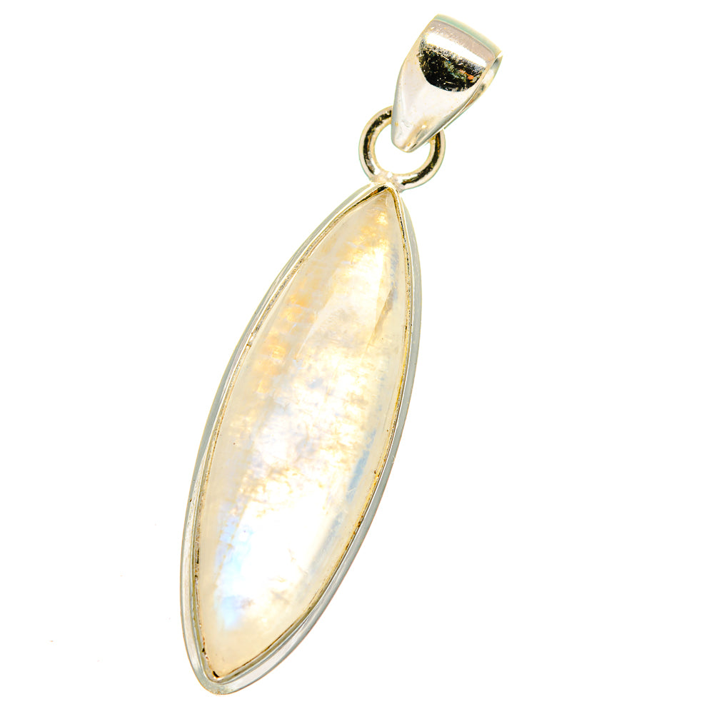 Rainbow Moonstone Pendants handcrafted by Ana Silver Co - PD14979