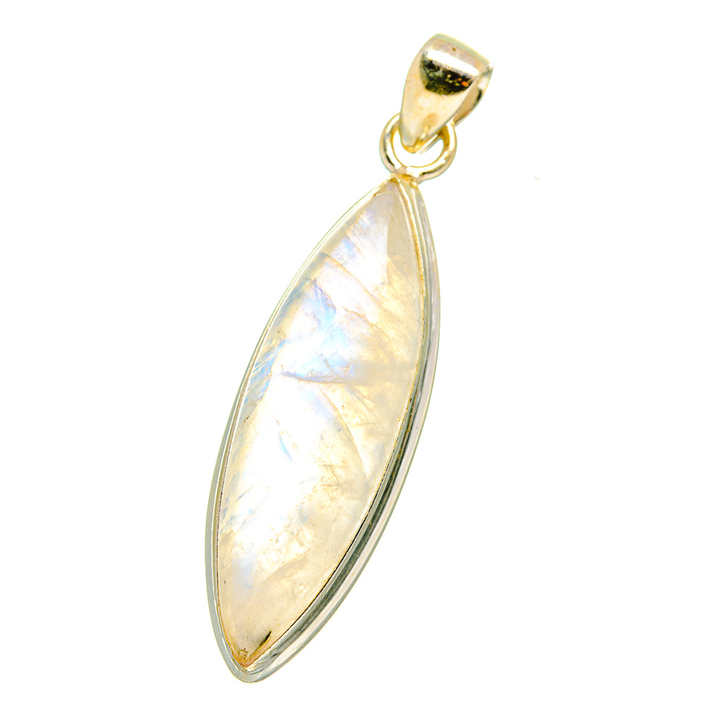 Rainbow Moonstone Pendants handcrafted by Ana Silver Co - PD14980