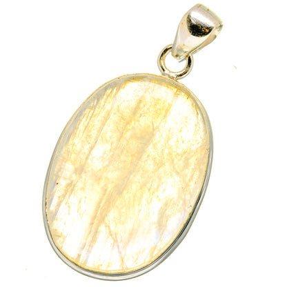 Rainbow Moonstone Pendants handcrafted by Ana Silver Co - PD14981