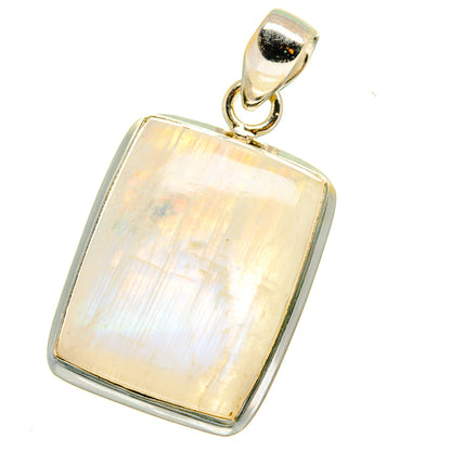 Rainbow Moonstone Pendants handcrafted by Ana Silver Co - PD14983