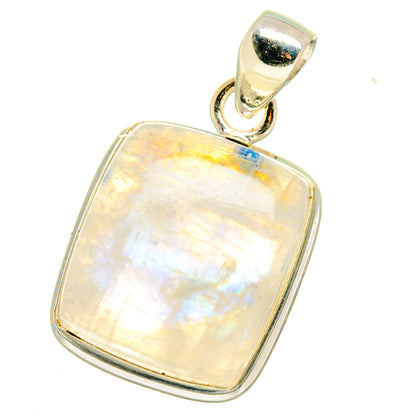 Rainbow Moonstone Pendants handcrafted by Ana Silver Co - PD14985
