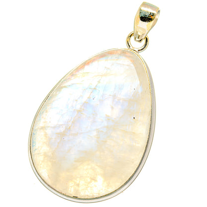 Rainbow Moonstone Pendants handcrafted by Ana Silver Co - PD14987