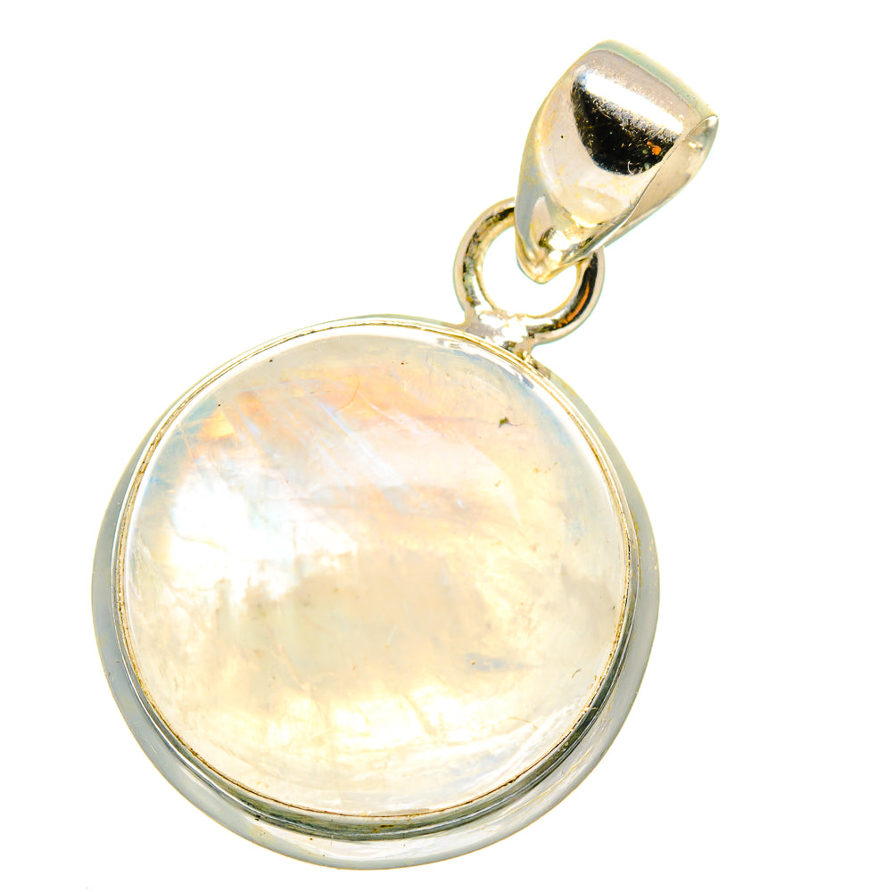 Rainbow Moonstone Pendants handcrafted by Ana Silver Co - PD14989