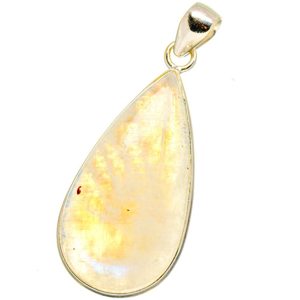 Rainbow Moonstone Pendants handcrafted by Ana Silver Co - PD14990