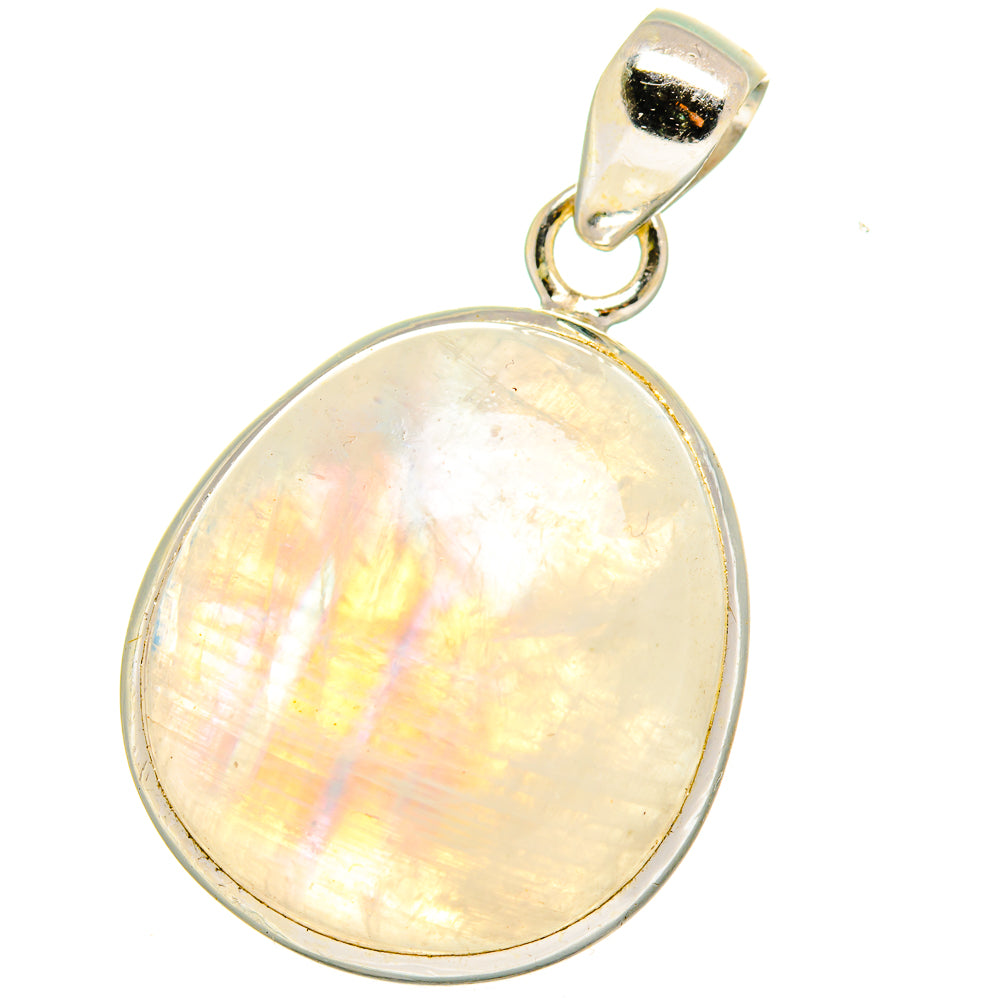 Rainbow Moonstone Pendants handcrafted by Ana Silver Co - PD14991