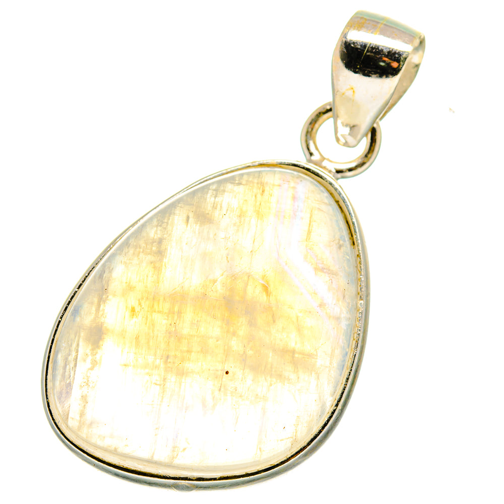 Rainbow Moonstone Pendants handcrafted by Ana Silver Co - PD14993