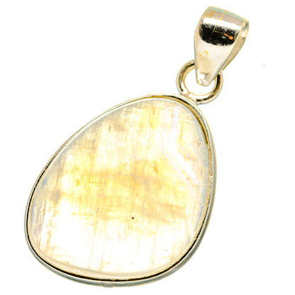 Rainbow Moonstone Pendants handcrafted by Ana Silver Co - PD14993