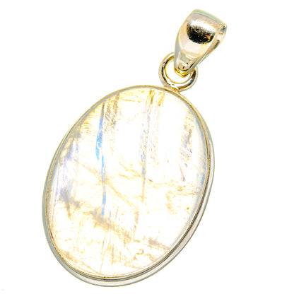 Rainbow Moonstone Pendants handcrafted by Ana Silver Co - PD14994