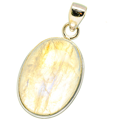 Rainbow Moonstone Pendants handcrafted by Ana Silver Co - PD14999