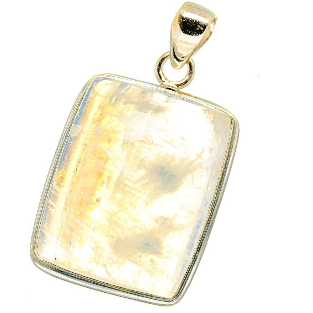Rainbow Moonstone Pendants handcrafted by Ana Silver Co - PD15006