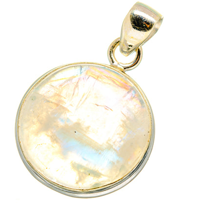 Rainbow Moonstone Pendants handcrafted by Ana Silver Co - PD15008