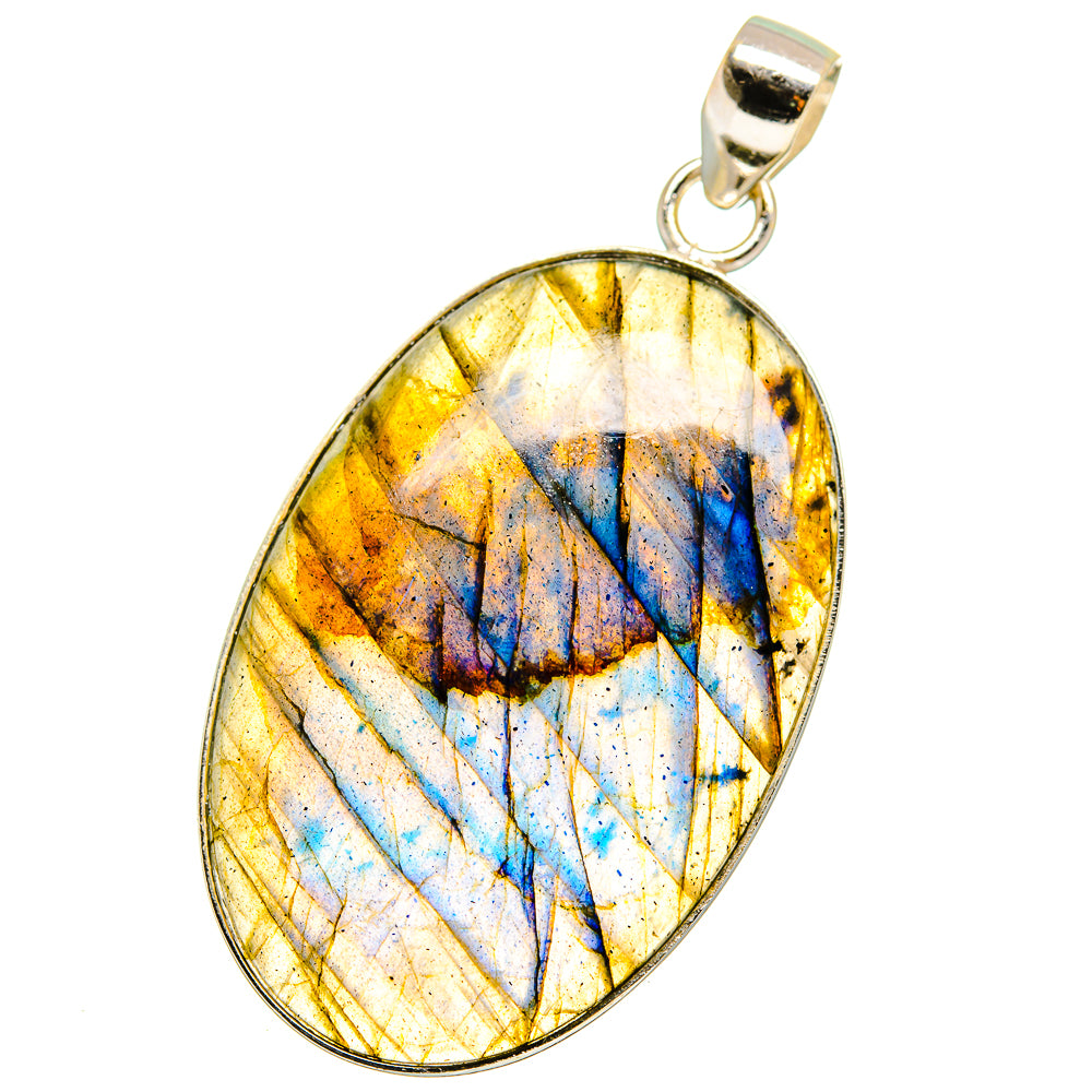Labradorite Pendants handcrafted by Ana Silver Co - PD15050