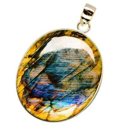 Labradorite Pendants handcrafted by Ana Silver Co - PD15051