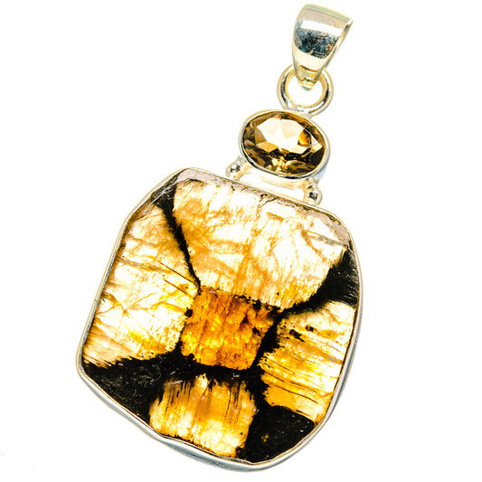 Chiastolite Pendants handcrafted by Ana Silver Co - PD15052