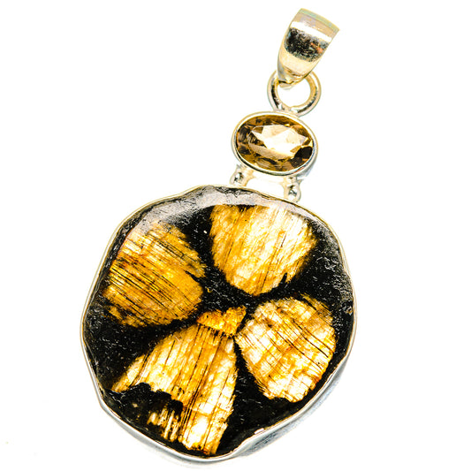 Chiastolite Pendants handcrafted by Ana Silver Co - PD15053