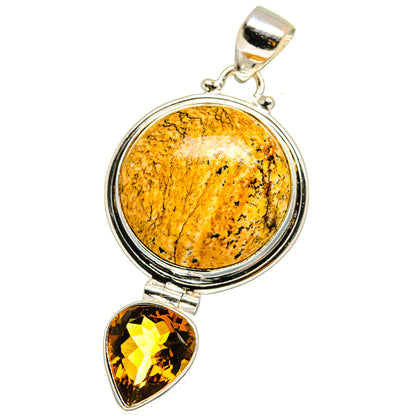 Picture Jasper Pendants handcrafted by Ana Silver Co - PD15062