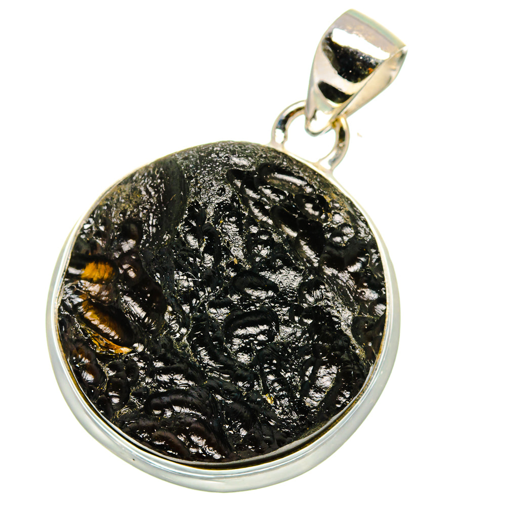Tektite Pendants handcrafted by Ana Silver Co - PD15066