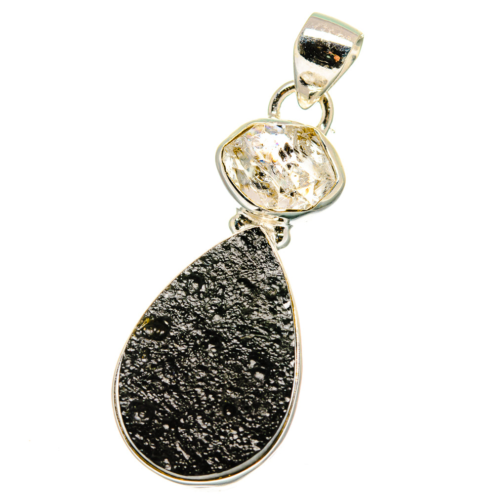 Tektite Pendants handcrafted by Ana Silver Co - PD15068
