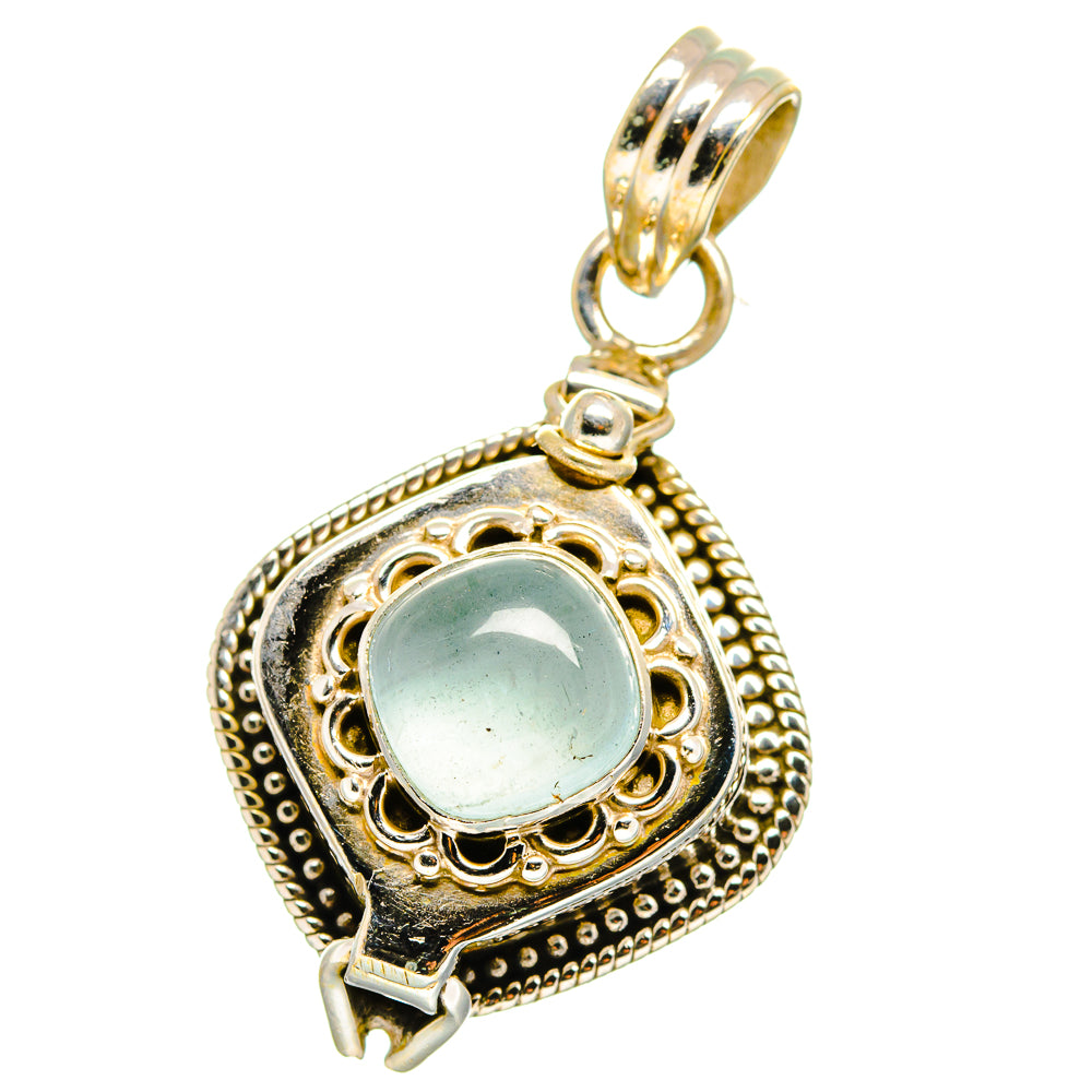 Aquamarine Pendants handcrafted by Ana Silver Co - PD15069